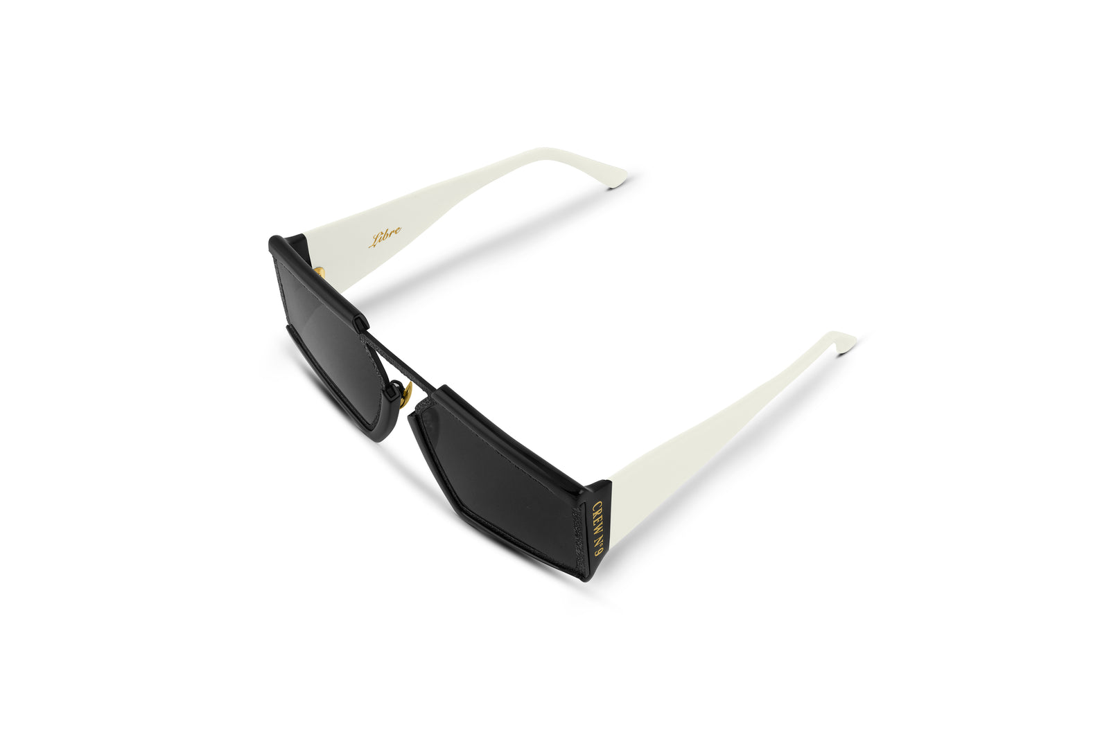 CREW No 9 - LIBRE BLACK WHITE GOLD SUNGLASSES