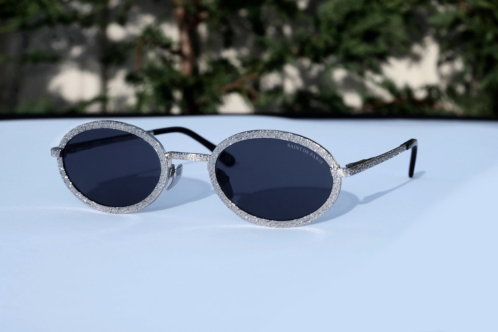 SAINT DE PARIS - THE TOURIST SILVER SUNGLASSES