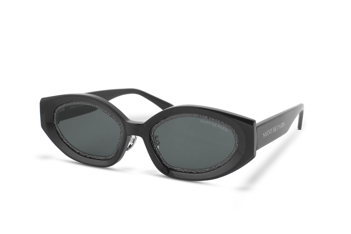 SAINT DE PARIS - HOLLYWOOD BLACK WITH DARK GREY RIMS