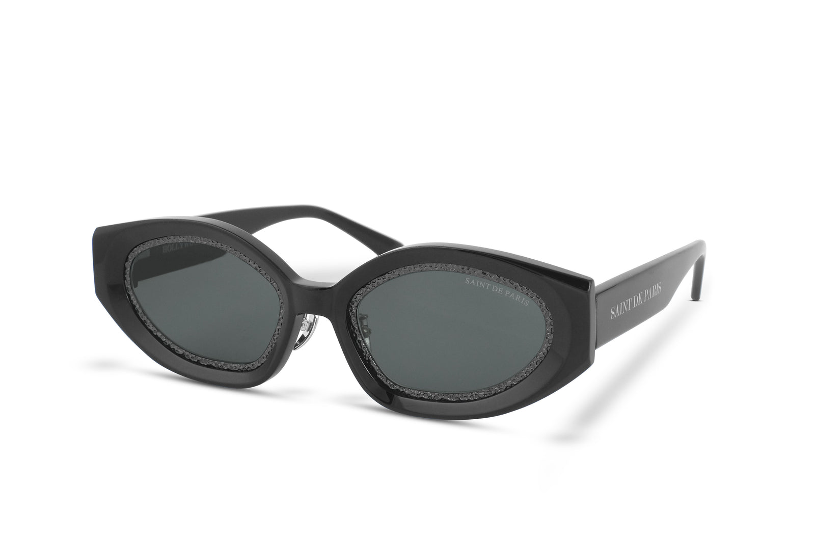 SAINT DE PARIS - HOLLYWOOD BLACK WITH DARK GREY RIMS