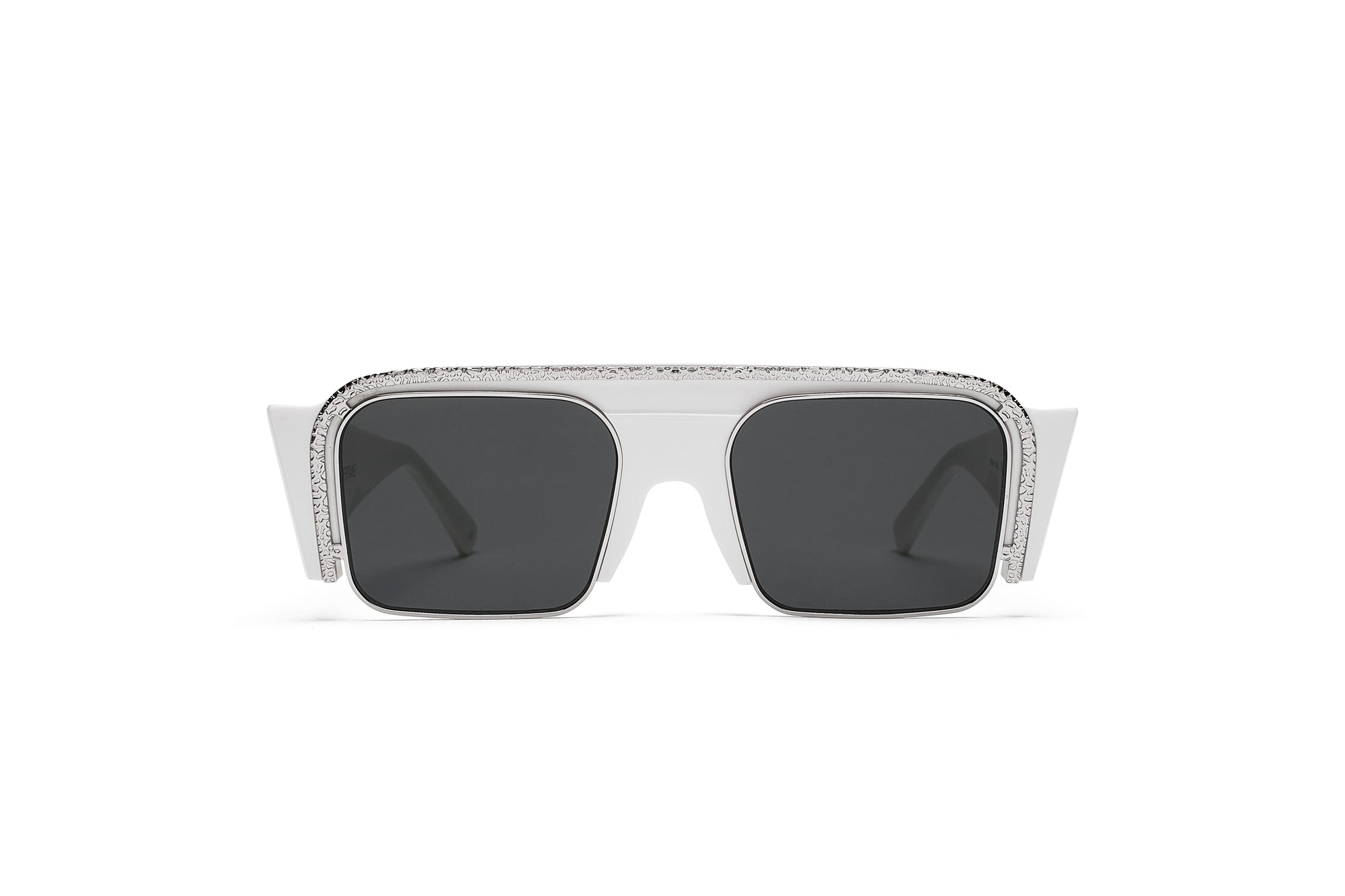 CREW No 9 - OVERTAKE WHITE SILVER SUNGLASSES