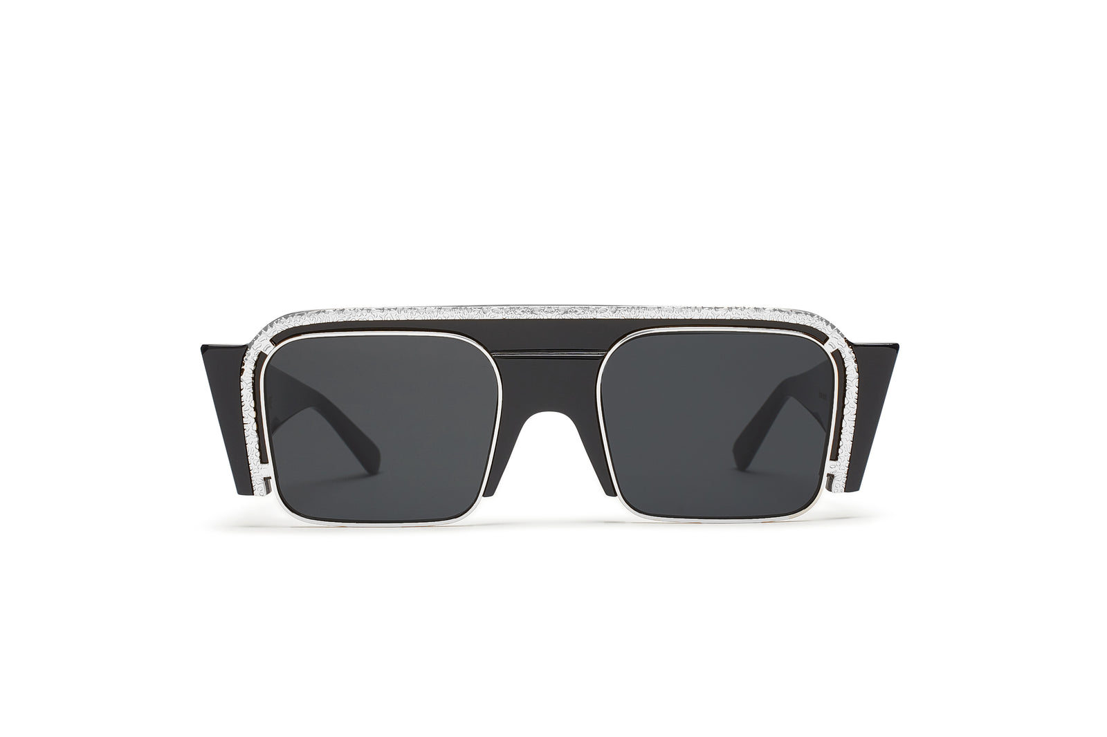 CREW No 9 - OVERTAKE BLACK SILVER SUNGLASSES