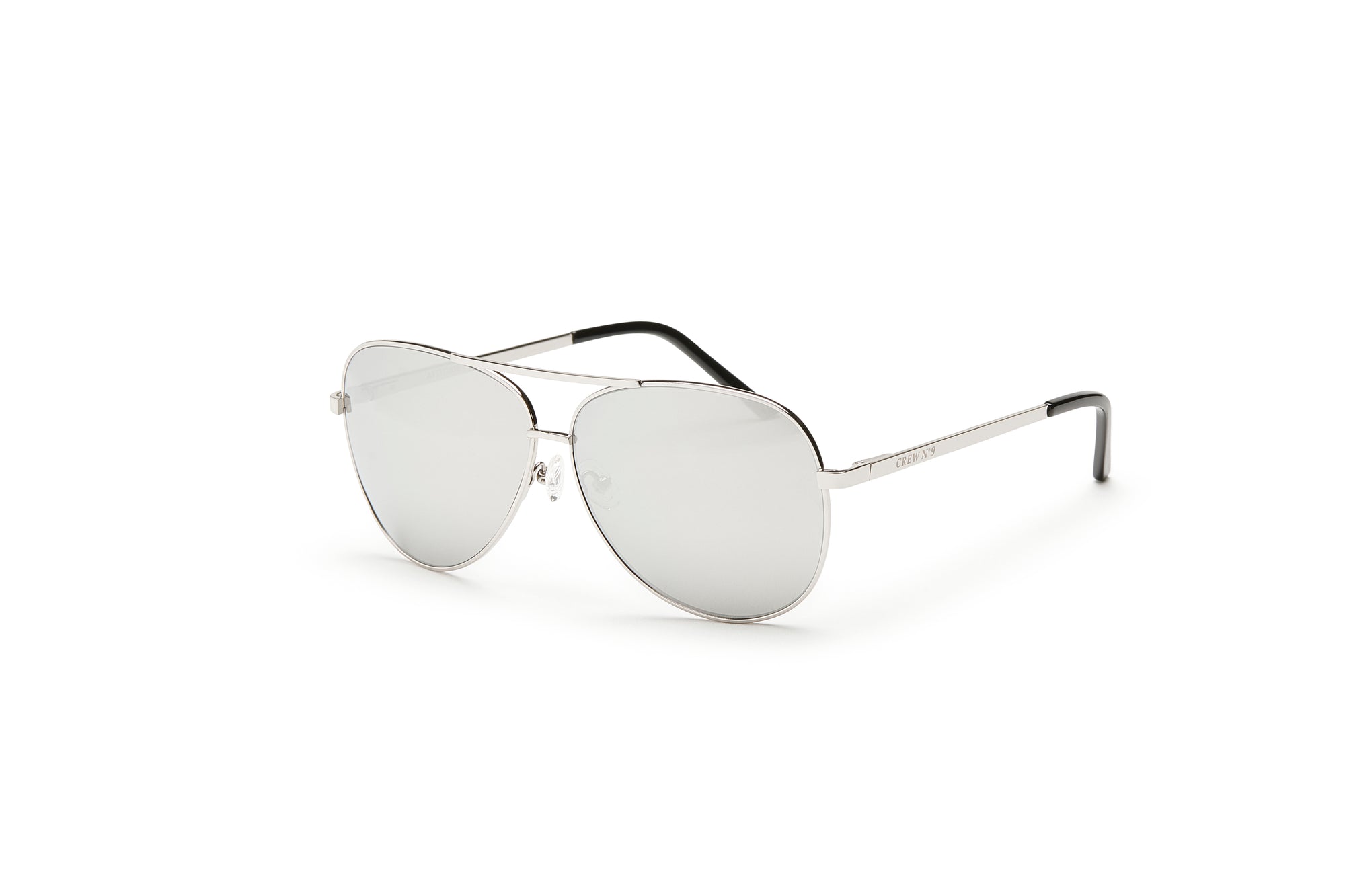 CREW No 9 - ATTITUDE SILVER MIRROR UNISEX SUNGLASSES