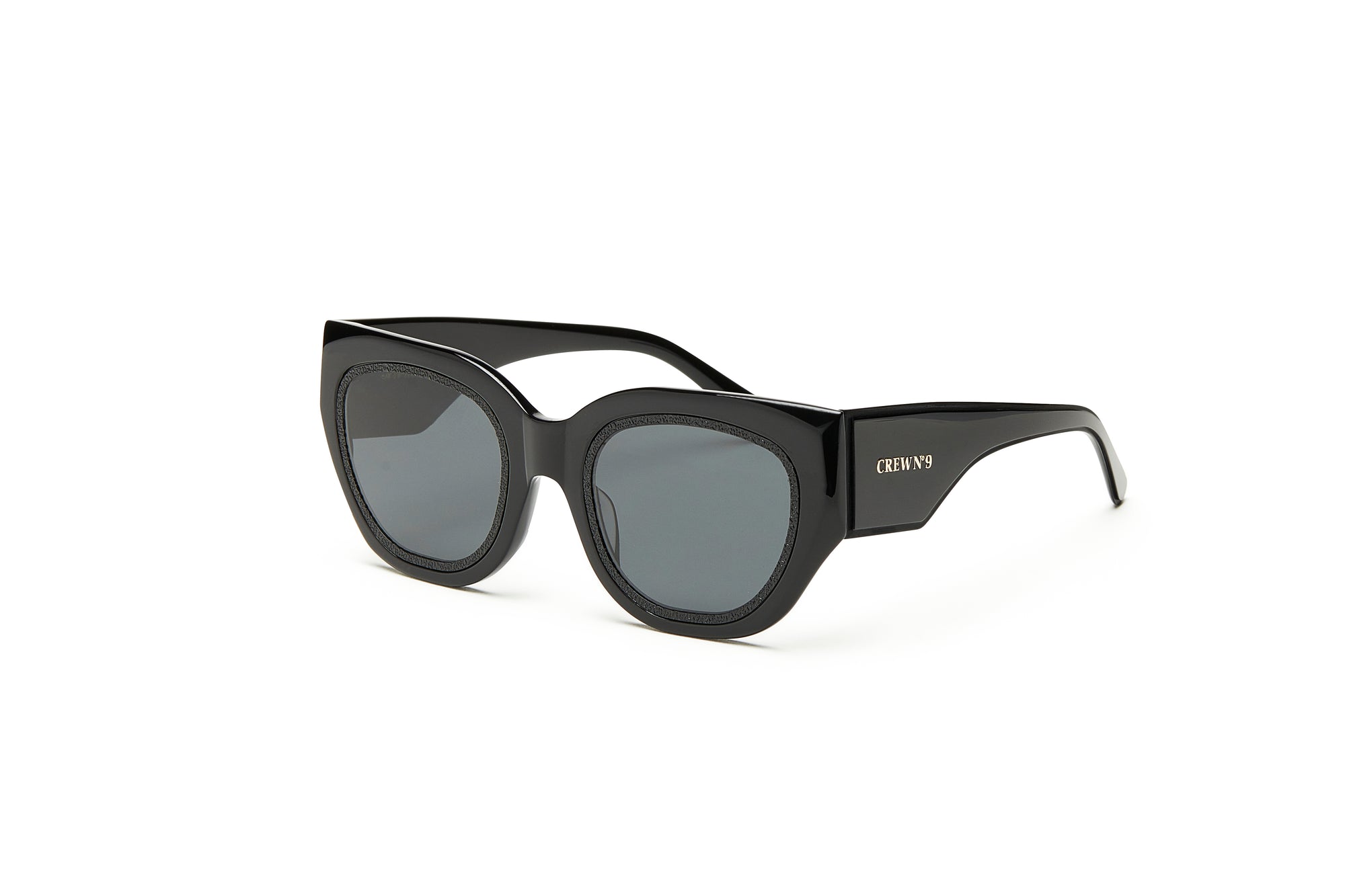 CREW No 9 - AIR DE PARIS BLACK BLACK SUNGLASSES