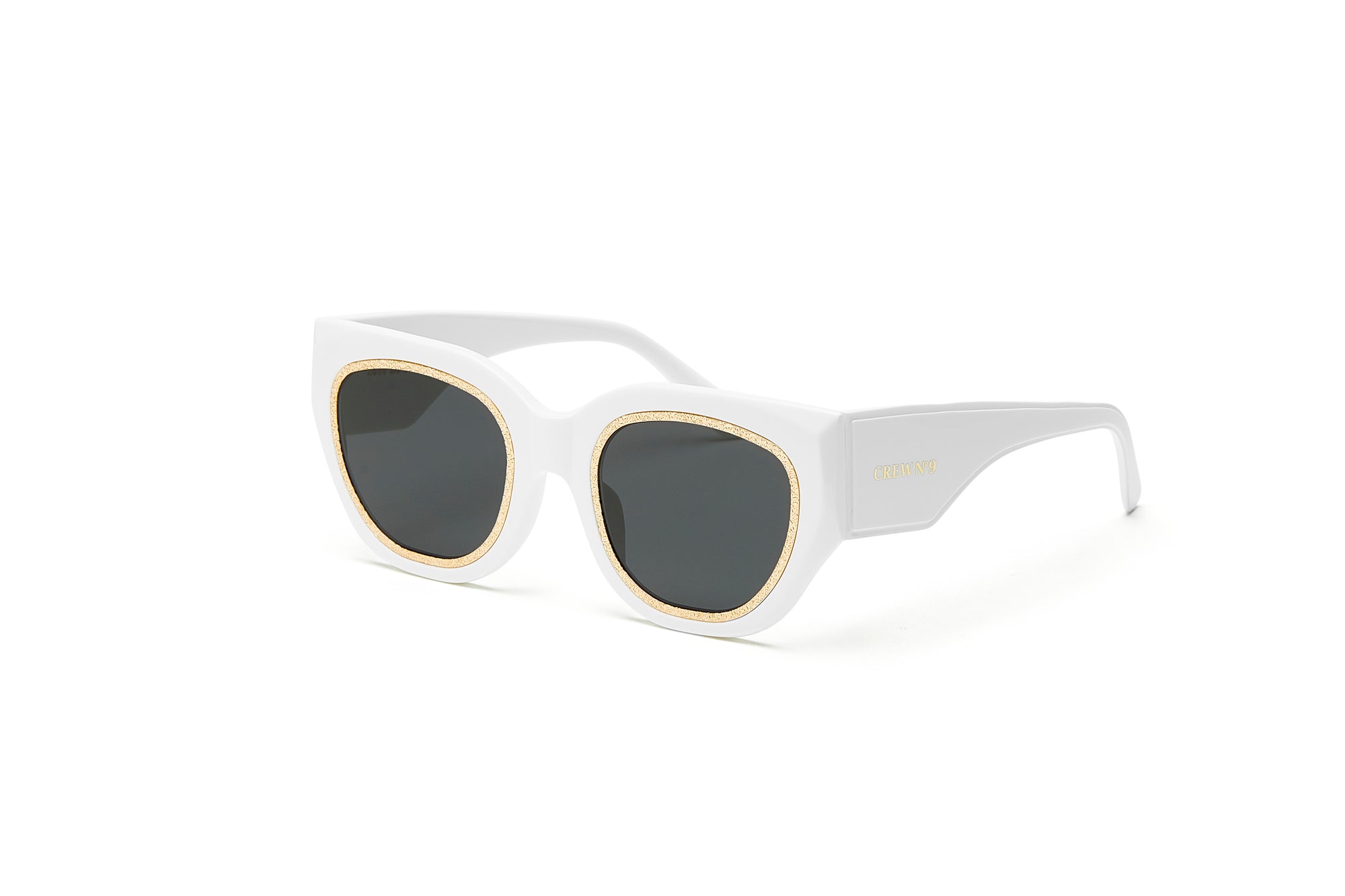 CREW No 9 - AIR DE PARIS WHITE GOLD SUNGLASSES