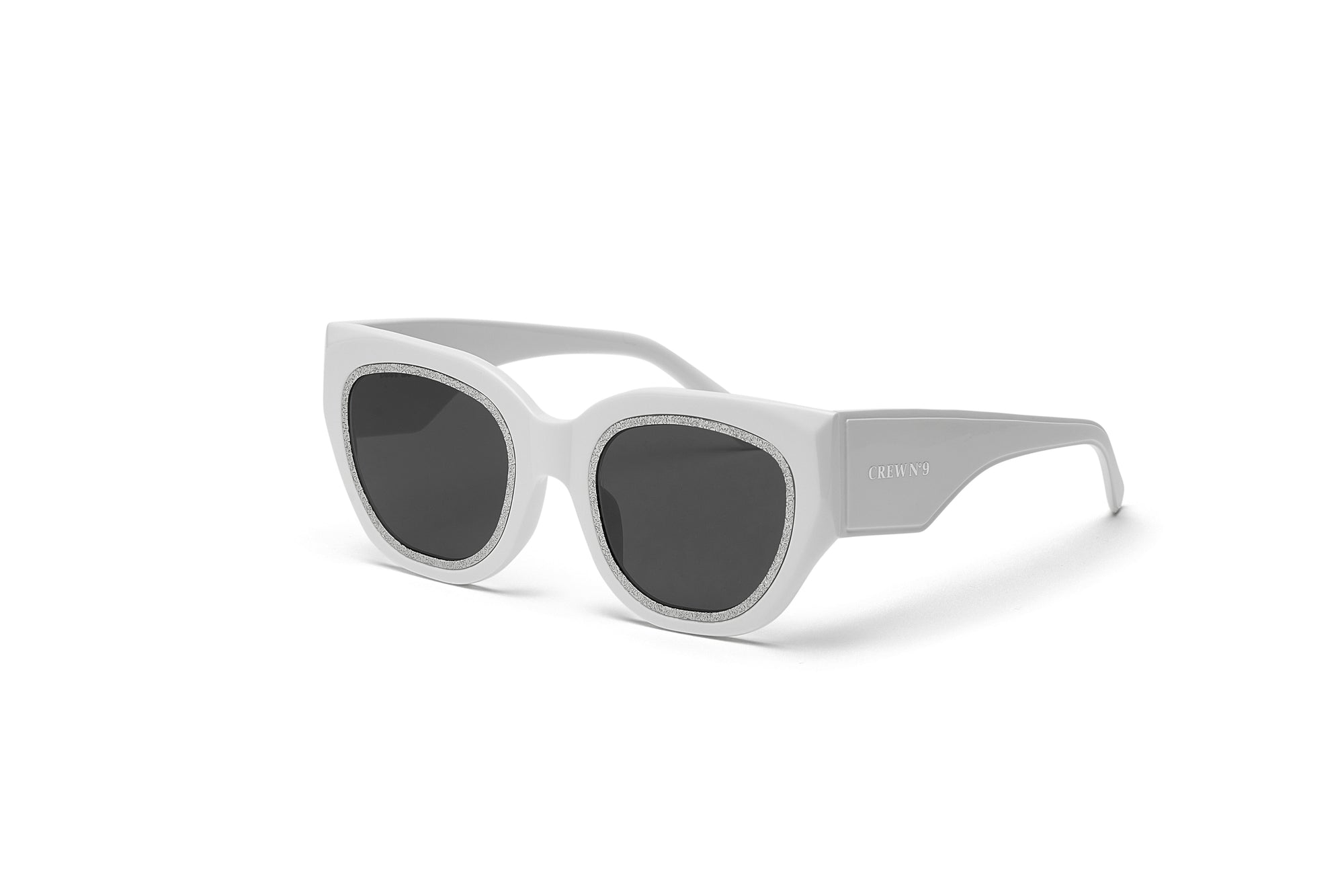 CREW No 9 - AIR DE PARIS WHITE SILVER SUNGLASSES