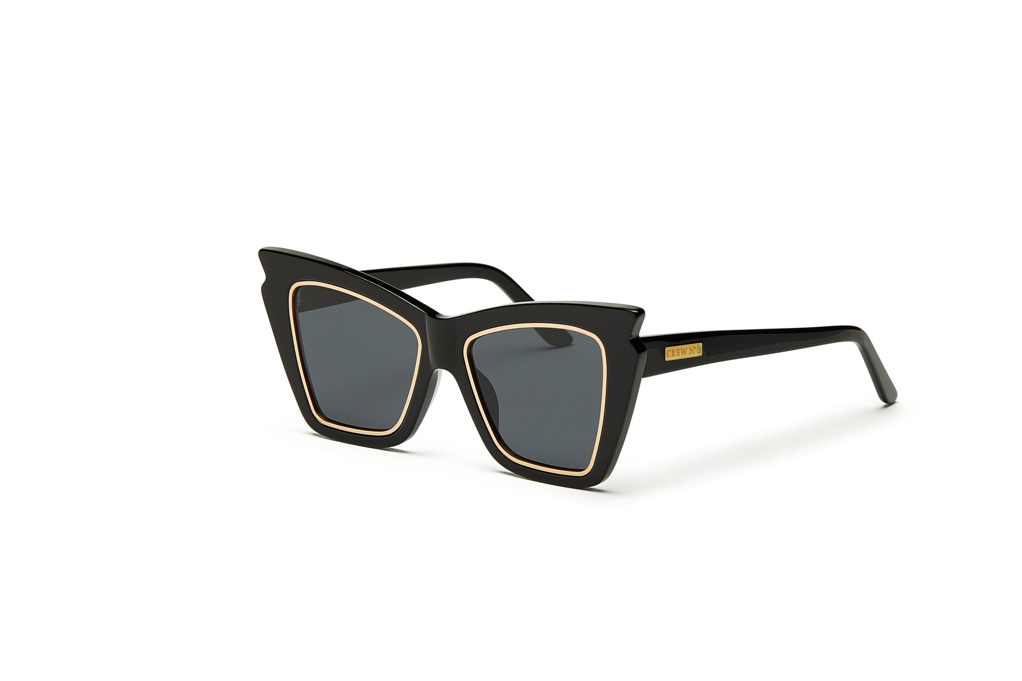 CREW No 9 - EGO BLACK GOLD SUNGLASSES