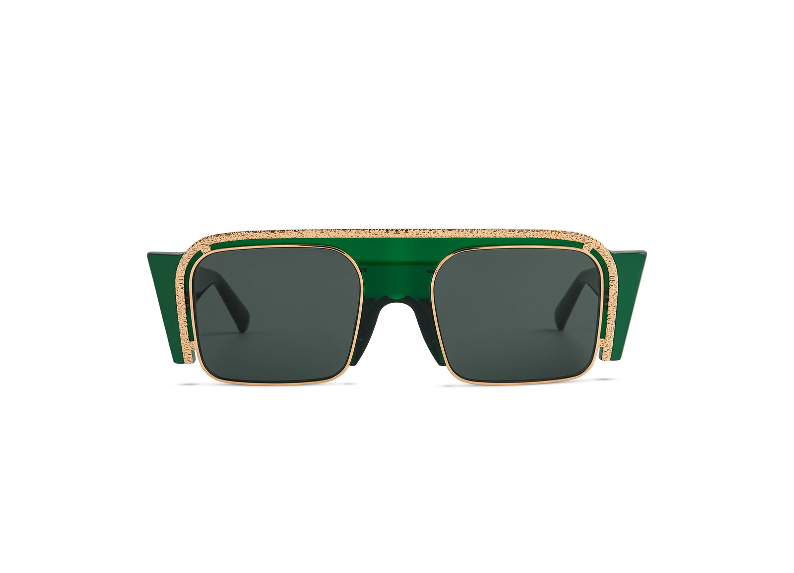 CREW No 9 - OVERTAKE GREEN (EMERALD) GOLD SUNGLASSES